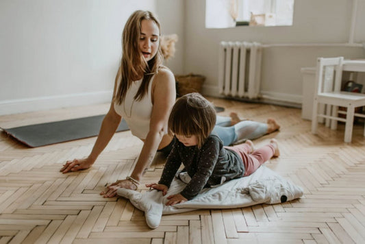 Kids and mom exercises for a happy tummy | Ziggy Bars