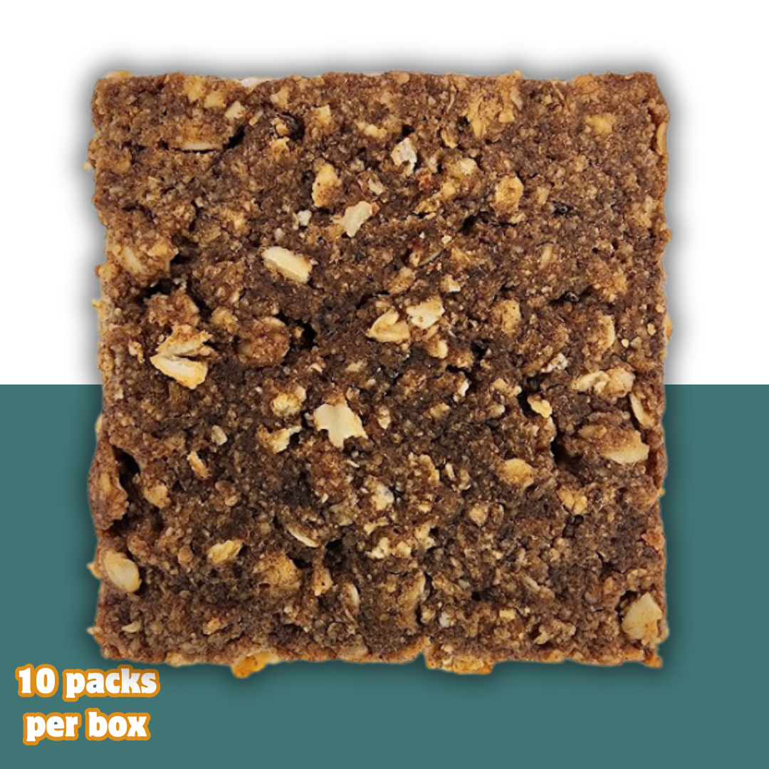 Cinnamon Oat Ziggy Bars | a healthy snack bars that helps pregnancy constipation