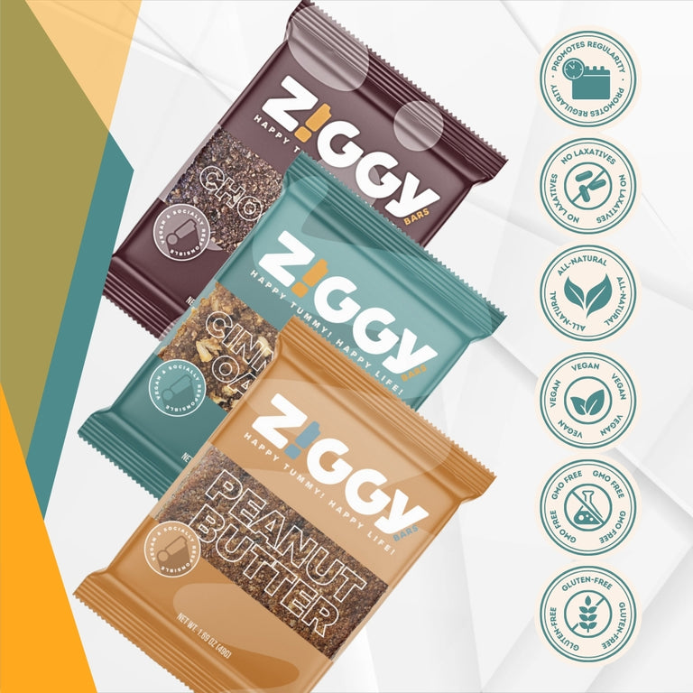 Variety Pack of Regular Ziggy Bars – includes Pumpkin Spice