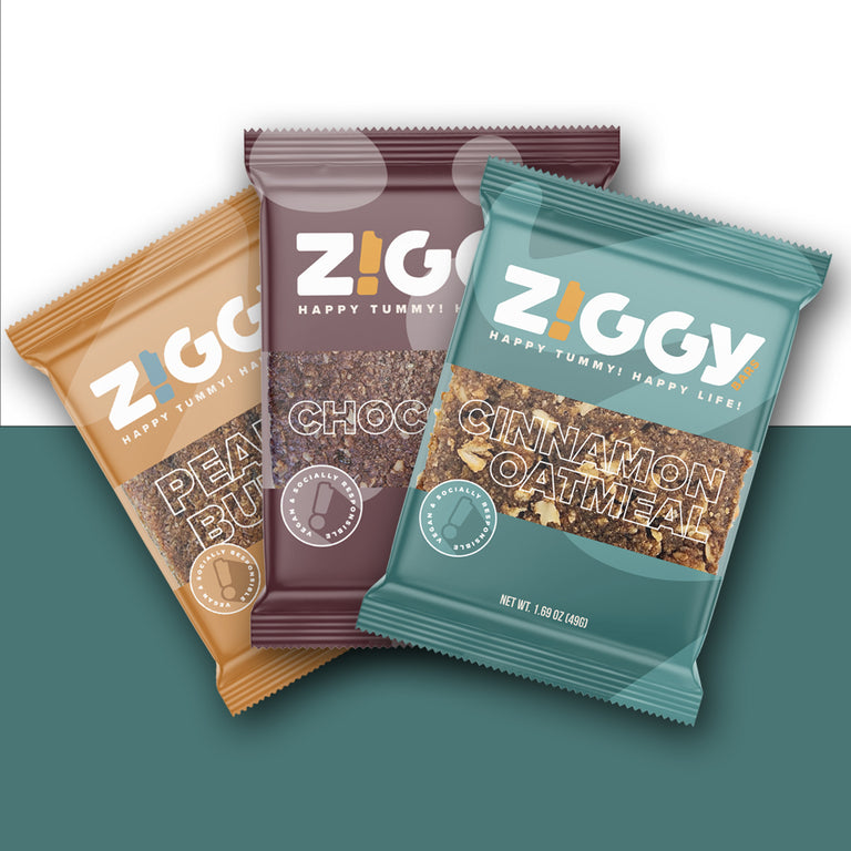 Variety Pack of Regular Ziggy Bars – includes Pumpkin Spice