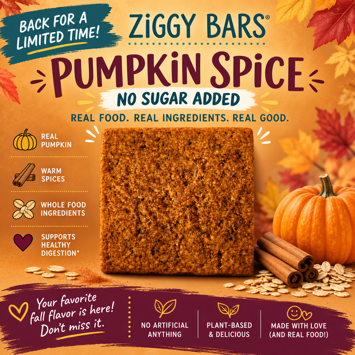 No Sugar-Added Pumpkin Spice