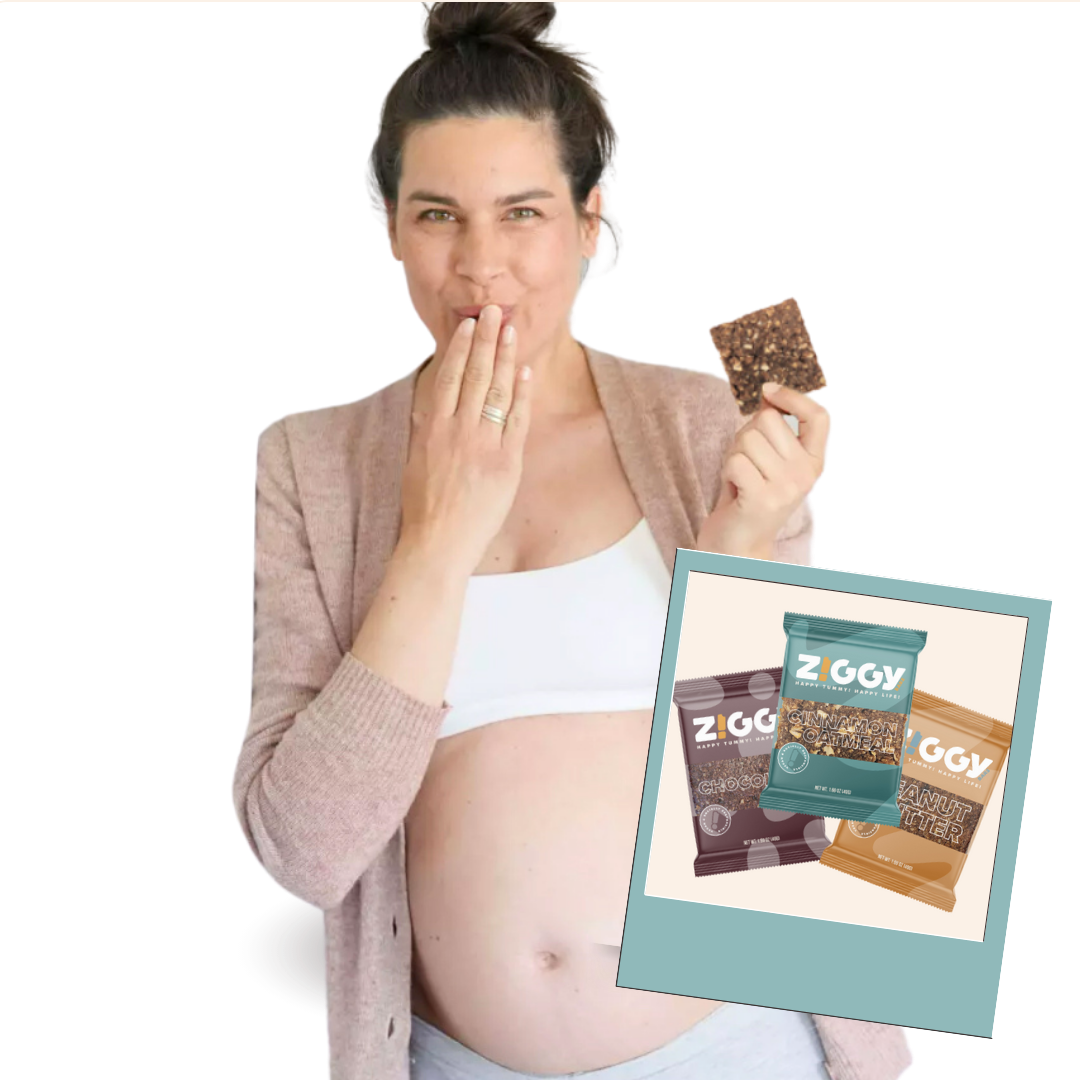 Pregnant woman is thrilled to eat Ziggy snack bars